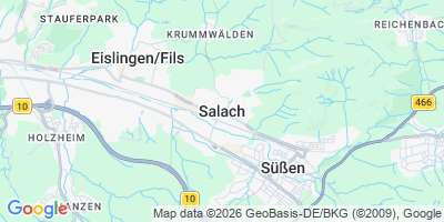 Karte Salach