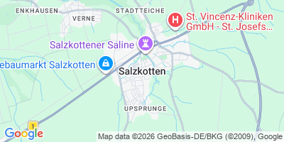 Karte Salzkotten