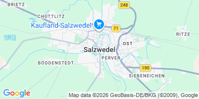 Karte Salzwedel