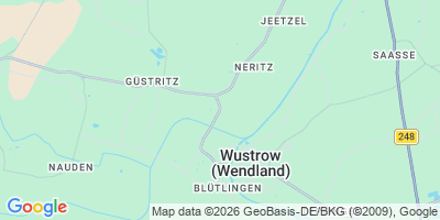Karte Samtgemeinde Lüchow (Wendland)