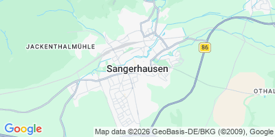 Karte Sangerhausen