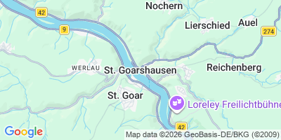 Karte Sankt Goarshausen