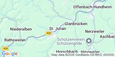 Karte Sankt Julian