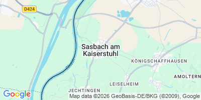 Karte Sasbach am Kaiserstuhl
