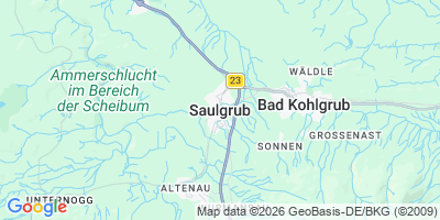 Karte Saulgrub
