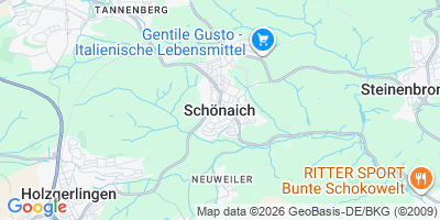 Karte Schönaich