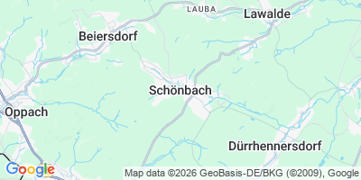 Karte Schönbach