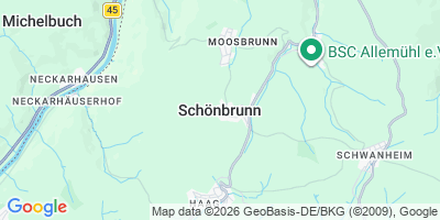 Karte Schönbrunn