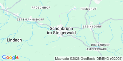 Karte Schönbrunn i.Steigerwald