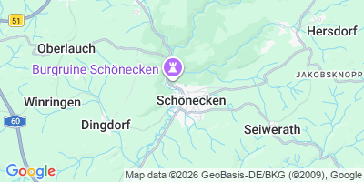 Karte Schönecken