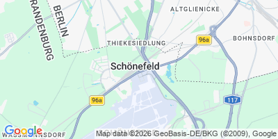 Karte Schönefeld
