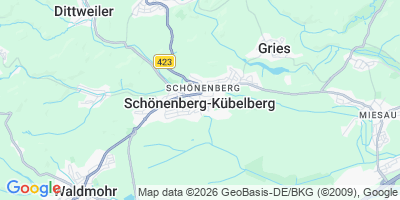 Karte Schönenberg-Kübelberg