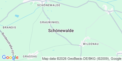 Karte Schönewalde
