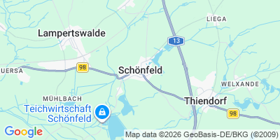 Karte Schönfeld