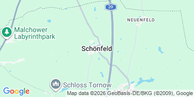 Karte Schönfeld