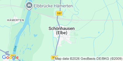 Karte Schönhausen (Elbe)