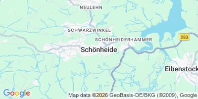 Karte Schönheide