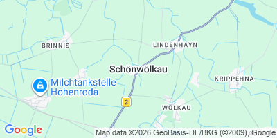 Karte Schönwölkau