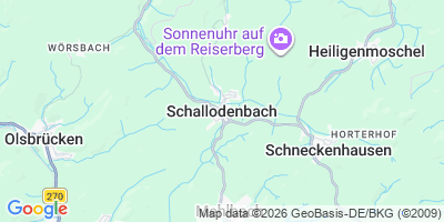 Karte Schallodenbach