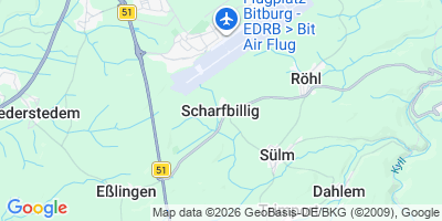Karte Scharfbillig