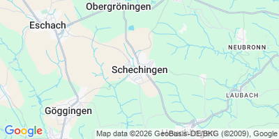 Karte Schechingen