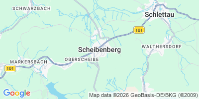 Karte Scheibenberg