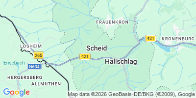 Karte Scheid