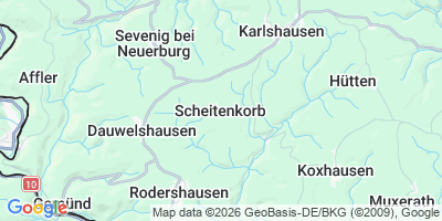 Karte Scheitenkorb