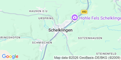 Karte Schelklingen