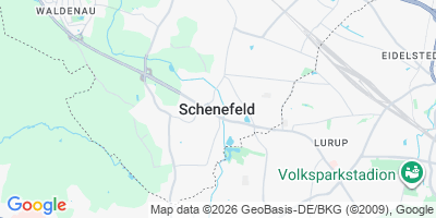 Karte Schenefeld