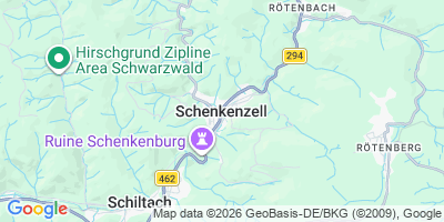 Karte Schenkenzell