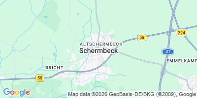 Karte Schermbeck