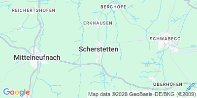 Karte Scherstetten