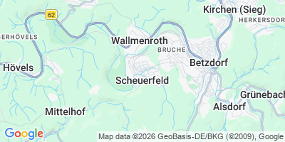 Karte Scheuerfeld