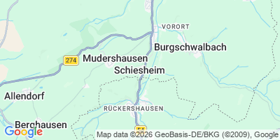 Karte Schiesheim