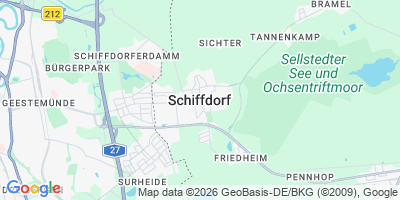 Karte Schiffdorf
