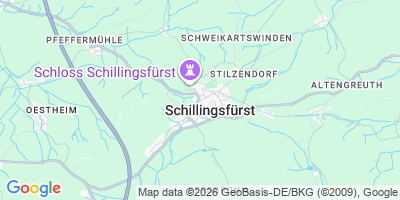 Karte Schillingsfürst
