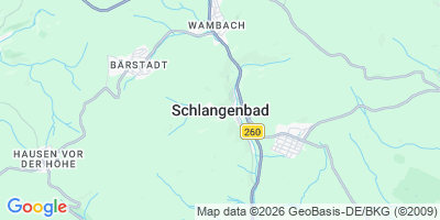 Karte Schlangenbad