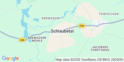 Karte Schlaubetal