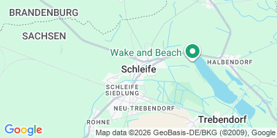 Karte Schleife / Slepo