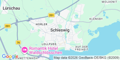 Karte Schleswig