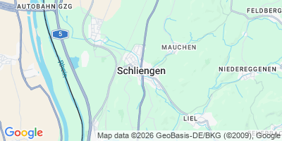 Karte Schliengen