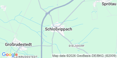Karte Schloßvippach