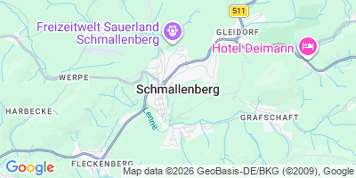 Karte Schmallenberg