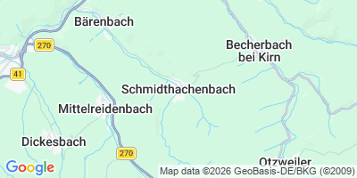 Karte Schmidthachenbach