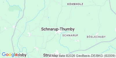 Karte Schnarup-Thumby