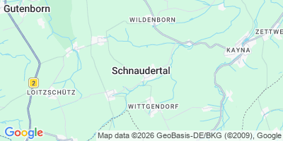 Karte Schnaudertal