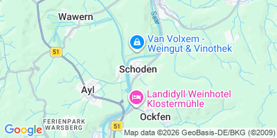 Karte Schoden