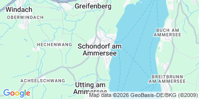 Karte Schondorf am Ammersee