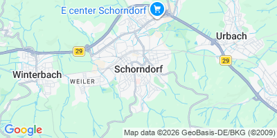 Karte Schorndorf